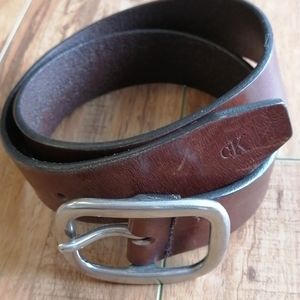 2for $25 Calvin Klein jeans Belt genuine leather